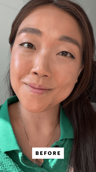 Lee before applying the Summer Fridays Lip Butter Balm