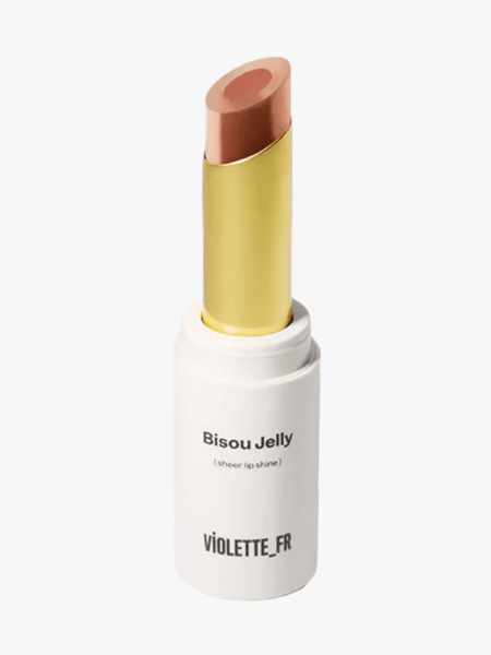 Violette FR Bisou Jelly in branded twist up component on a light gray background